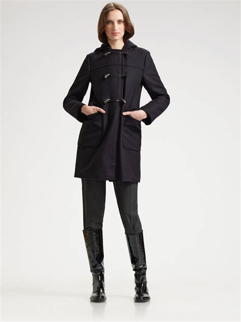 prada duffel coat|Wool duffel coat .